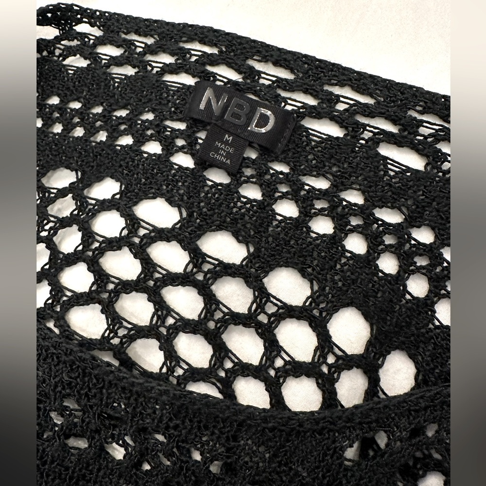 Revolve NBD Ames knit long sleeve top in black - Picture 6 of 7